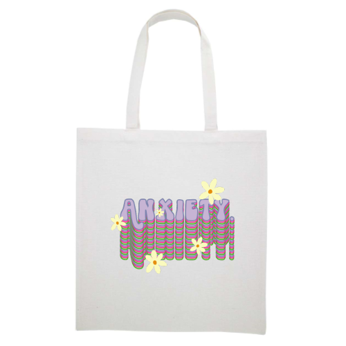 Anxiety Floral Tote