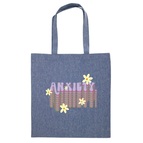 Anxiety Floral Tote