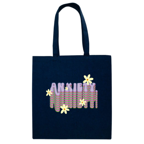 Anxiety Floral Tote
