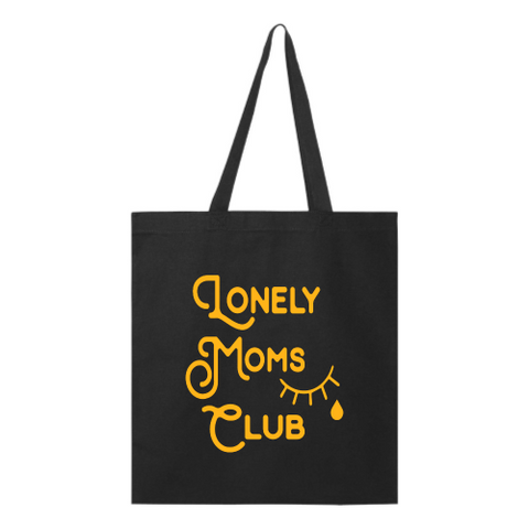 Lonely Moms Tote - Gold Font