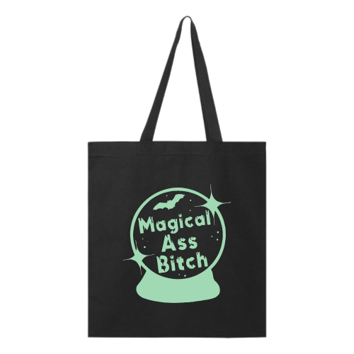 Magical (sea foam green font) Tote