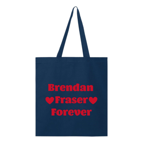 Brendan Fraser (red font) Tote