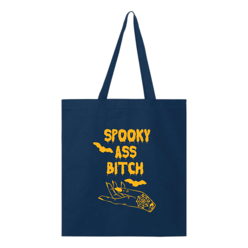Spooky (gold graphic) Tote