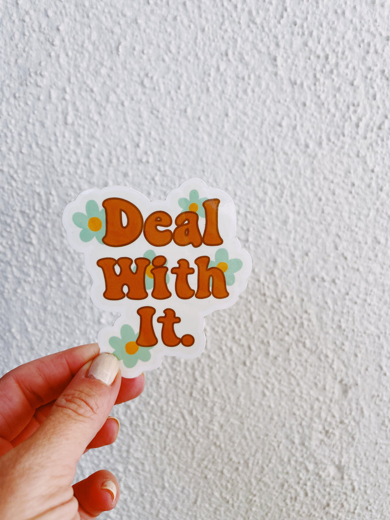 Deal With It Sticker