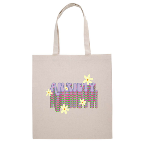 Anxiety Floral Tote