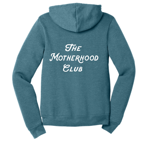 Motherhood Club (white font) Zip Up