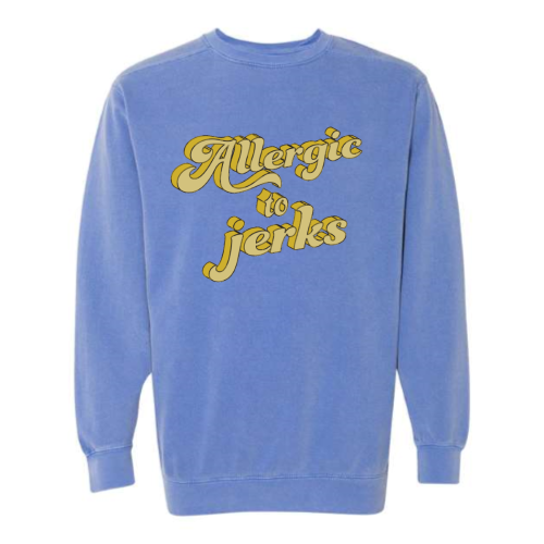 Allergic (yellow font) Pullover Sweater