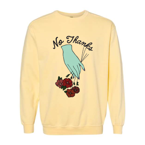 No Thanks (color graphic) Pullover