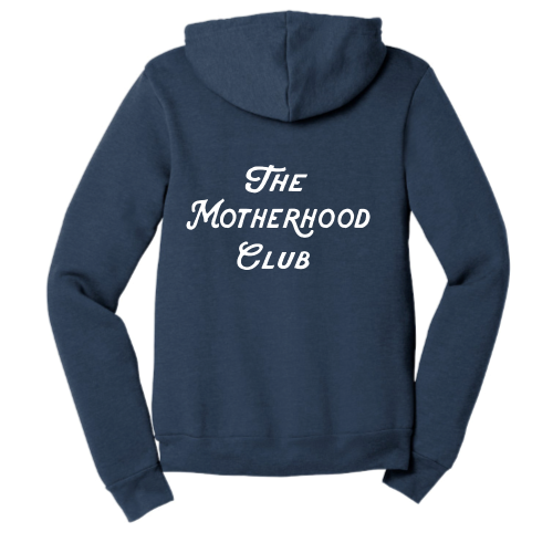 Motherhood Club (white font) Zip Up