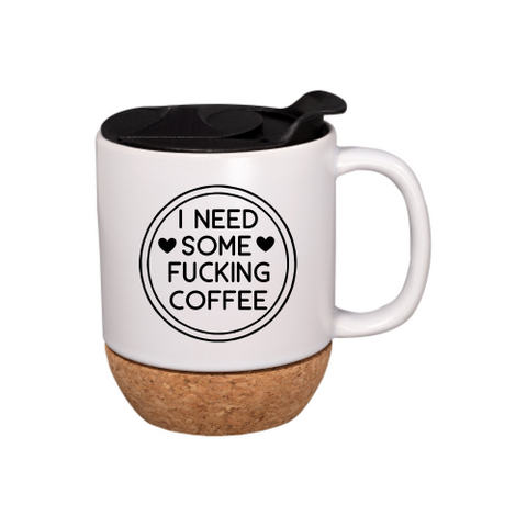 Coffee Needed Mug white