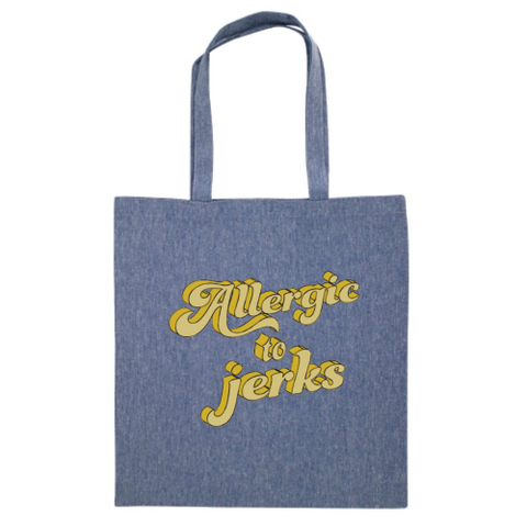 Allergic (yellow font) Tote