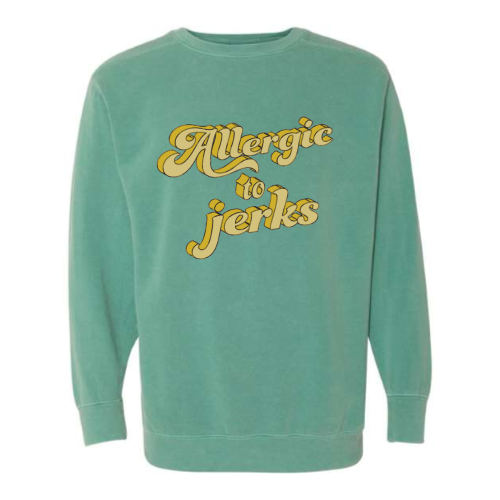 Allergic (yellow font) Pullover Sweater