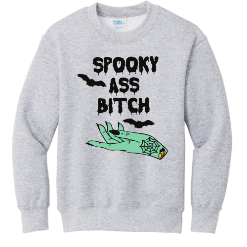 Spooky (color graphic) Pullover Sweater