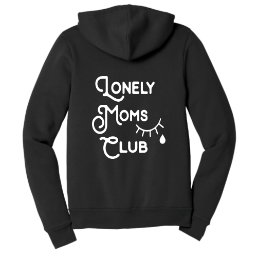 Lonely Moms Club (white font) Zip Up