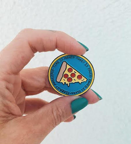 The Pizza is Knowledge Pin