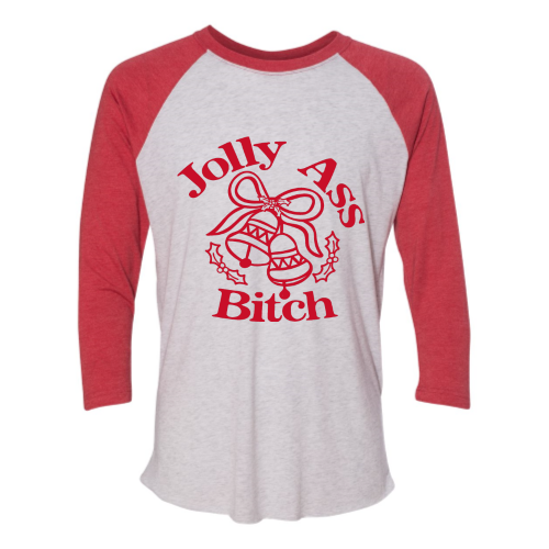 Jolly (red font) Baseball Tee