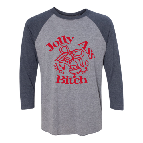 Jolly (red font) Baseball Tee