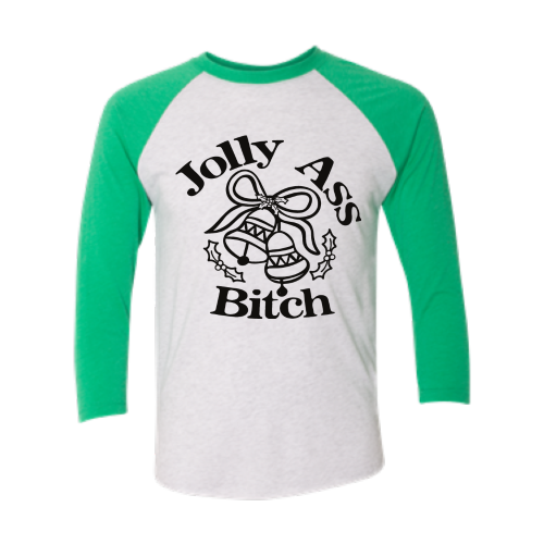 Jolly (black font) Baseball Tee