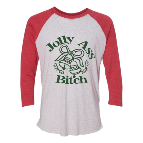 Jolly (green font) Baseball Tee