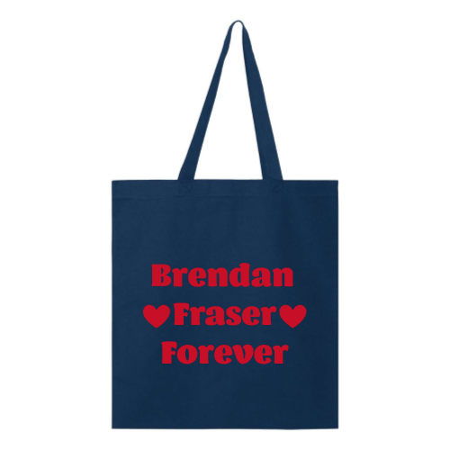 Brendan Fraser Tote- Red Font