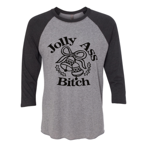 Jolly (black font) Baseball Tee