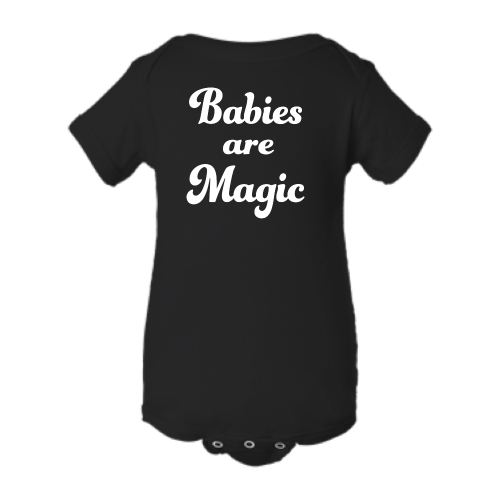 Babies are Magic - Onesie - Black