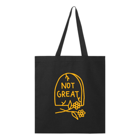 Not Great Tote - Gold Font