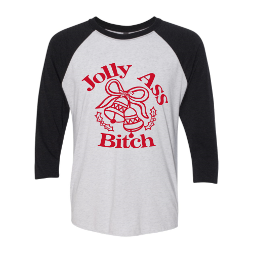 Jolly (red font) Baseball Tee