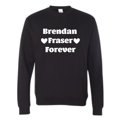 Brendan Fraser Pullover - White Font