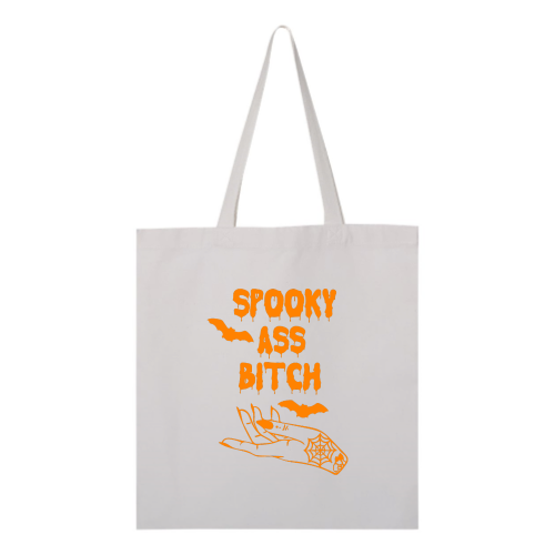 Spooky (orange graphic) Tote