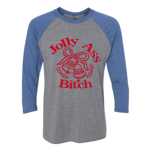 Jolly (red font) Baseball Tee