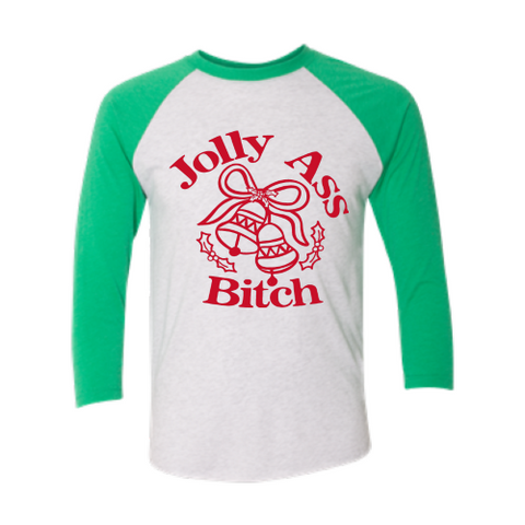 Jolly (red font) Baseball Tee