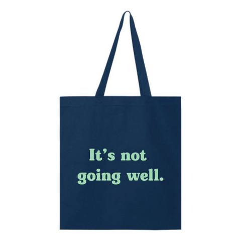 Not Well Tote - Seam Foam Font