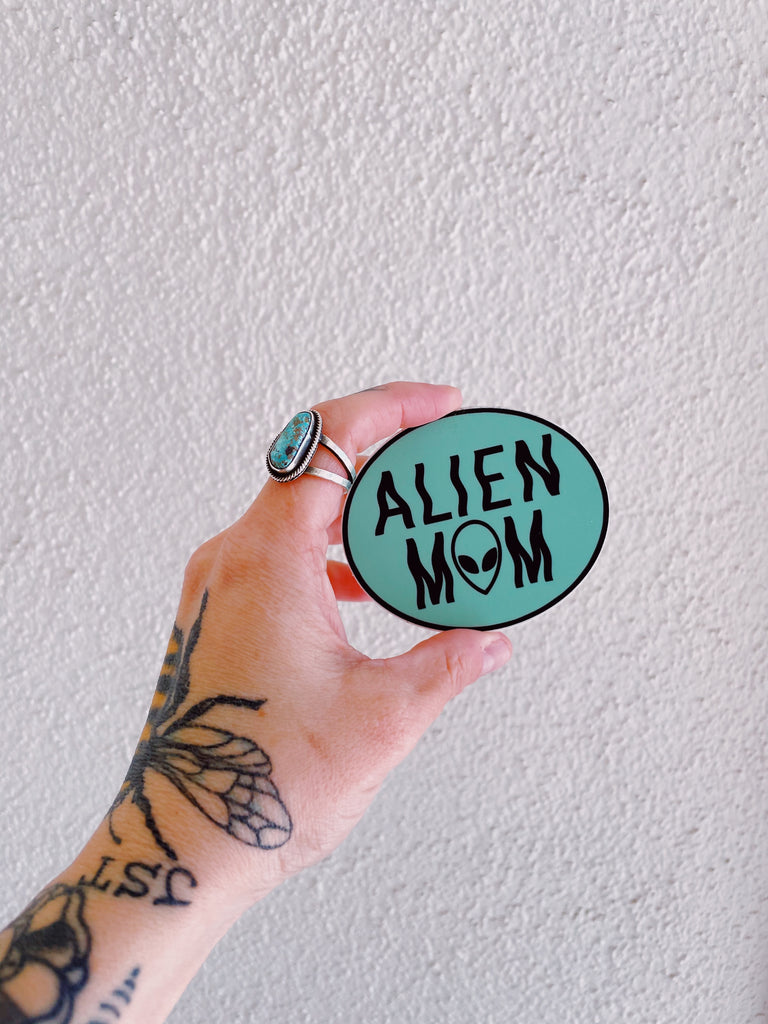 Alien Mom Sticker